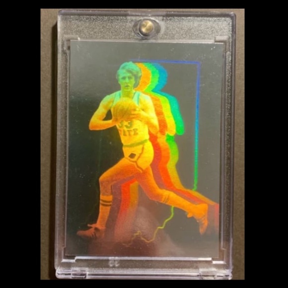 ☘️Vintage 1992 Larry Bird Hologram basketball card - Boston Celtics NBA - Picture 1 of 3